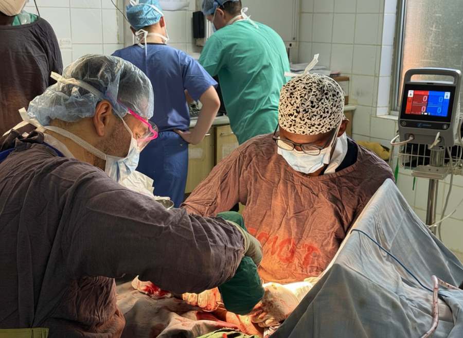 Operation på Mzuzu Central Hospital